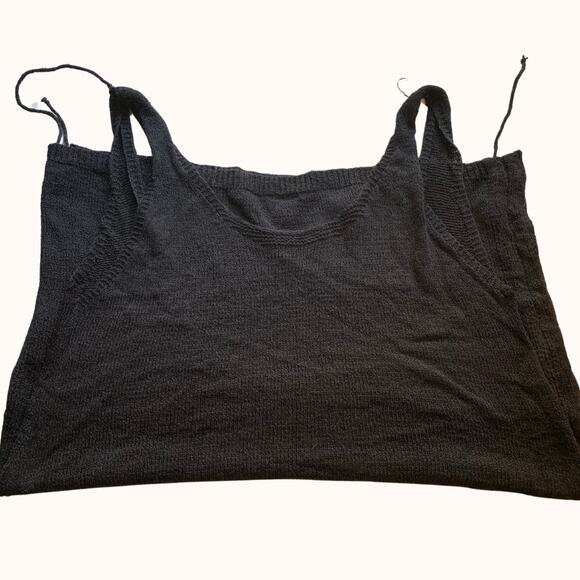 Black Knit Mini Dress XL/XXL - Picture 1 of 4